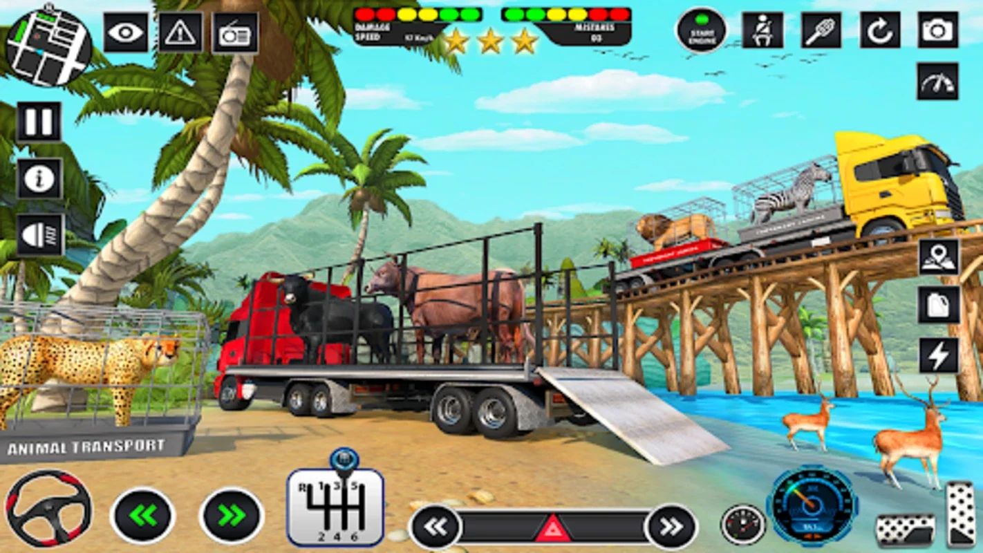 Farm Animals Transport Truck for Android - No Downloading Needed