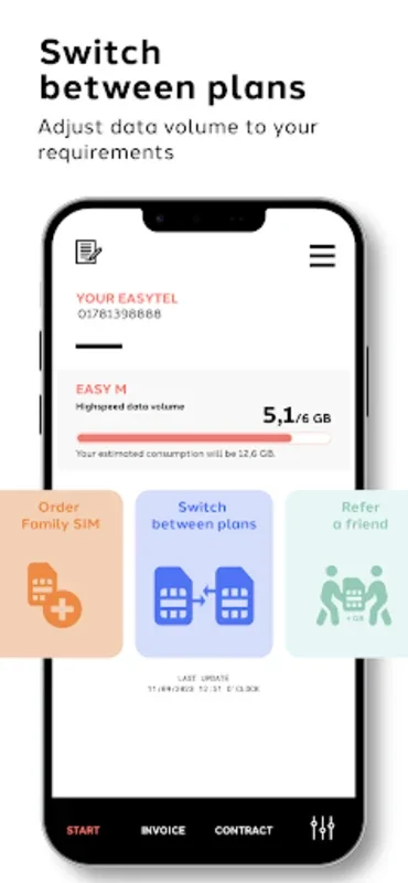 easytel for Android - Flexible Mobile Plans