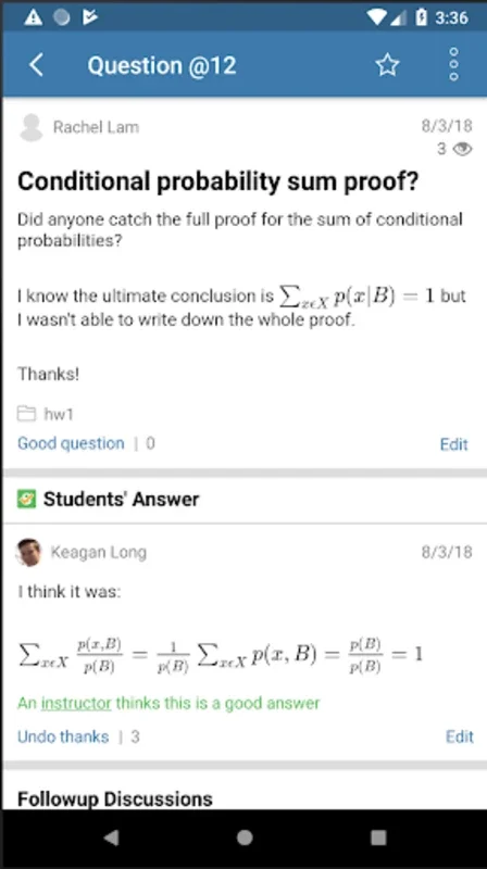 Piazza for Android - Streamline Academic Interaction