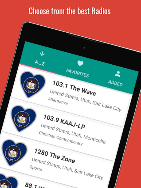 Utah Radio Stations for Android - Free Live Radio Streaming