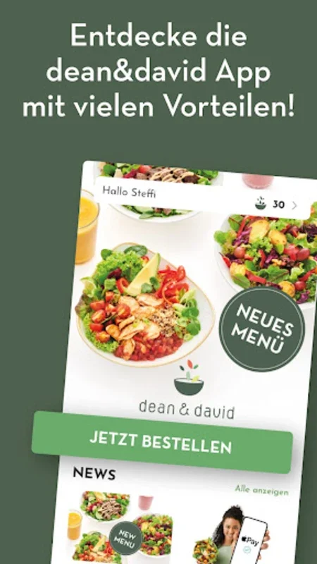 dean&david for Android - Simplify Food Ordering