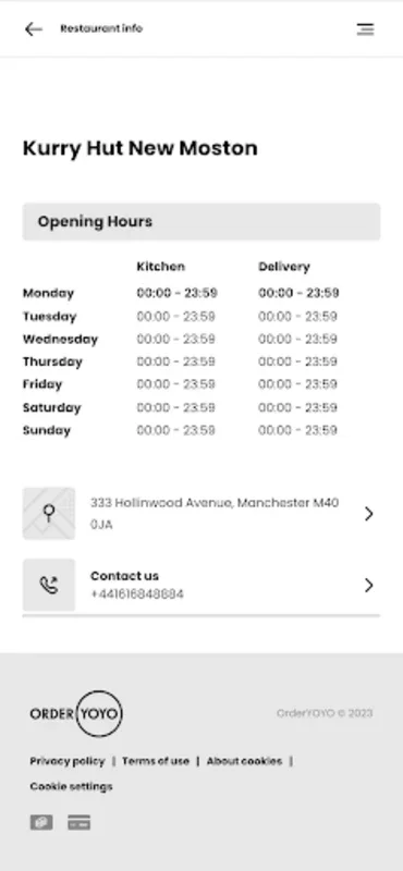 Kurry Hut New Moston for Android - Order Delicious Meals Easily