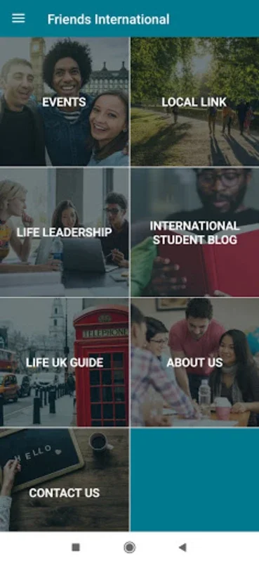 Friends International for Android - Discover UK Cultural Events