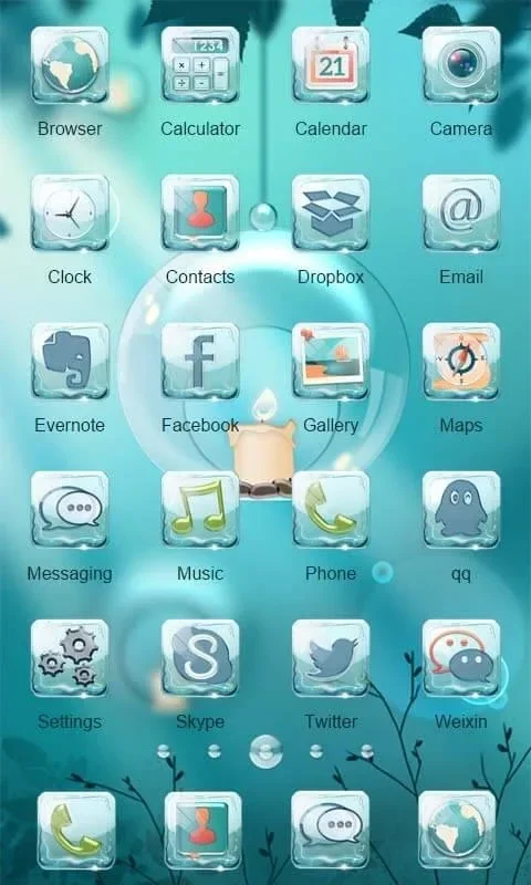 Glass Theme - ZERO Launcher for Android: Make Your Screen Shine