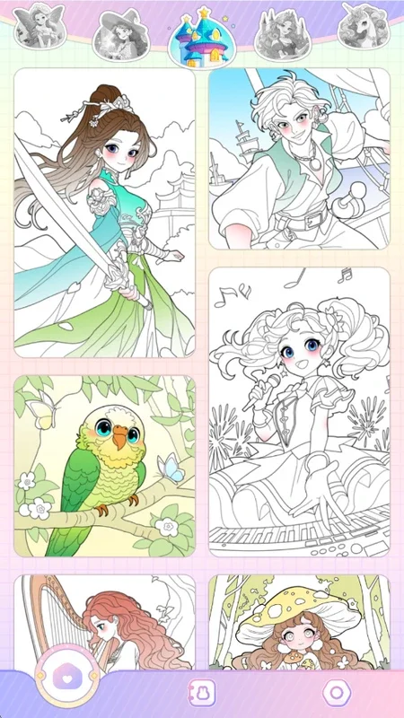 Princess Game Fantasy Coloring for Android - No Download Needed