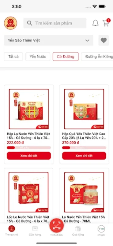 Q-ShopThienViet for Android: Effortless Shopping for Bird's Nest Products