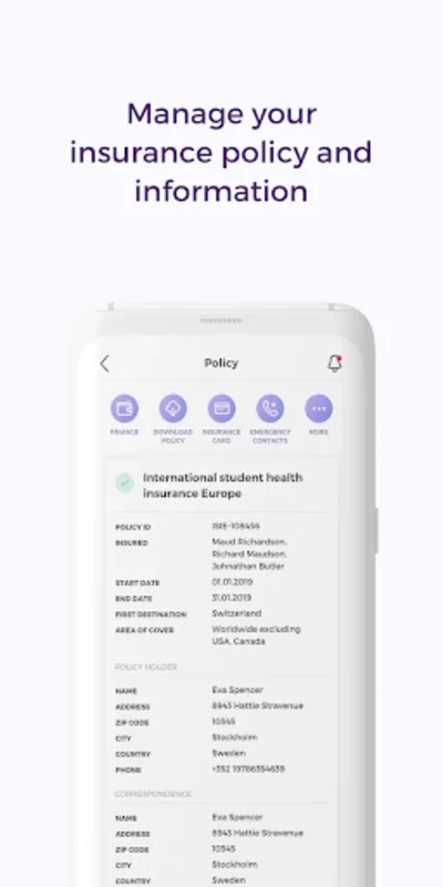 MySwisscare for Android - Manage Insurance on the Go