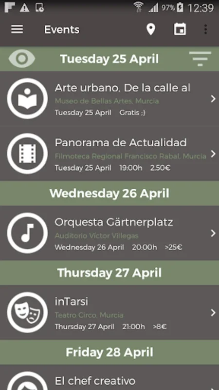 Murcianeo for Android - Explore Murcia's Offerings