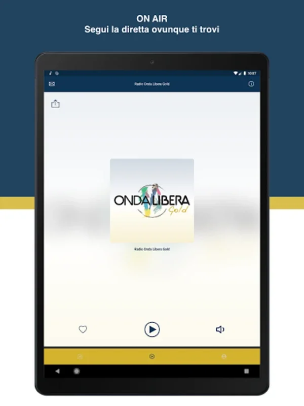 Radio Onda Libera Gold for Android - Relaxing Audio Experience