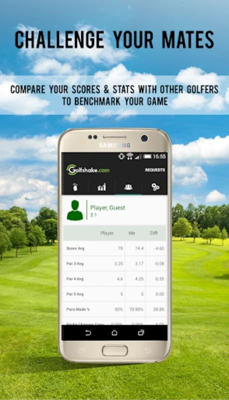 Golfshake Score+Stats Tracker for Android: Enhance Your Game