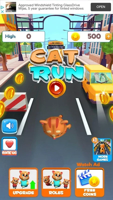 Cat Run for Android - Engaging Challenges Await