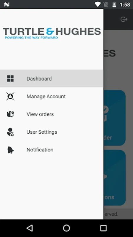 Turtle & Hughes for Android - Streamline Order Management