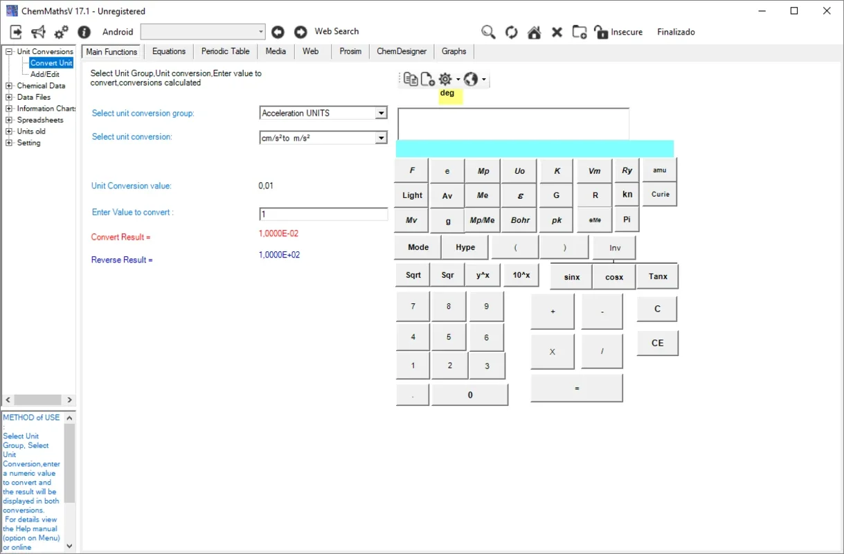 ChemMaths for Windows - The Ultimate Engineering App