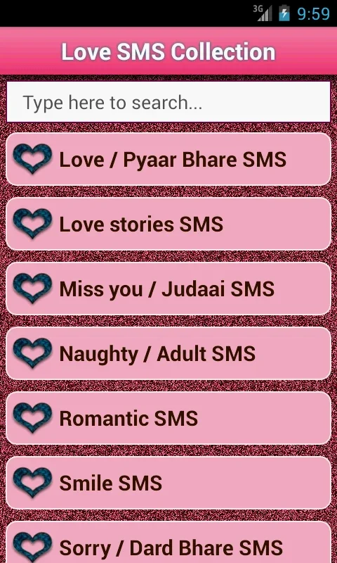 Love SMS Collection for Android - Share Heartfelt Messages Anytime