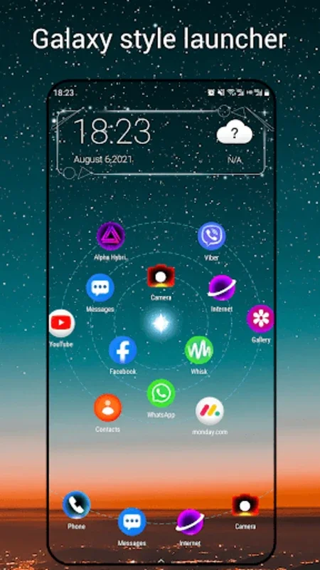 Newlook Launcher - Galaxy Star for Android - A Unique Personalization Tool