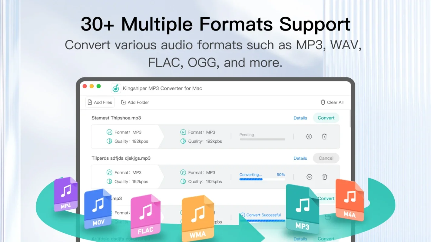 Kingshiper MP3 Converter for Mac - Simplify Audio Conversion