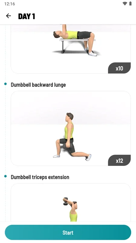 Dumbbell Workout at Home for Android - No Downloading Needed