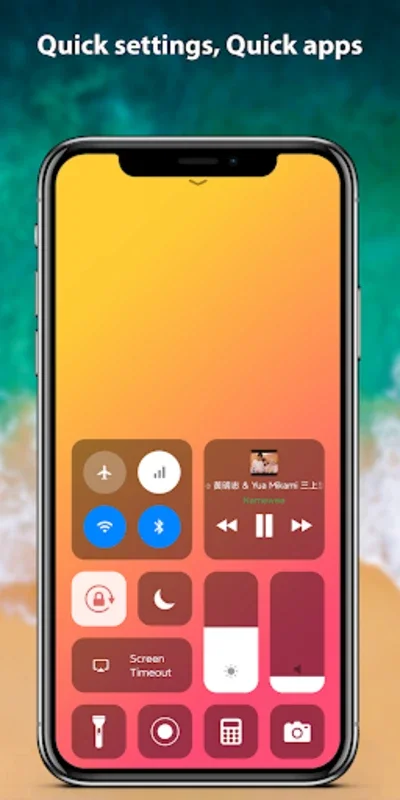 Control Center iOS 17 Phone 15 for Android - Manage Device Settings Easily