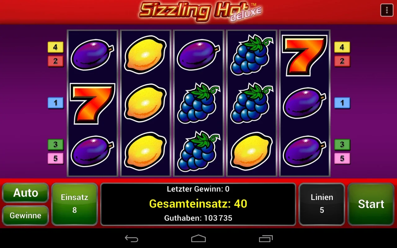 Sizzling Hot™ Deluxe Slot on Android: Classic Slot Fun