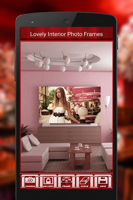 Lovely Interior Photo Frames for Android: Enhance Photos