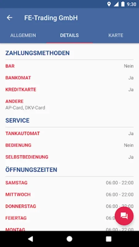 Spritpreisrechner for Android - Find Cheapest Fuel Easily