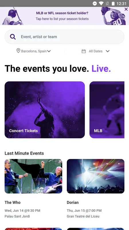 StubHub for Android - Download the Free APK