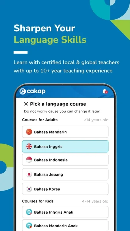 Cakap for Android: Learn Languages Freely at Home