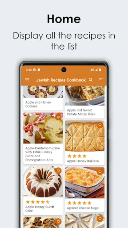 Jewish Recipes Cookbook for Android - Explore 400+ Recipes