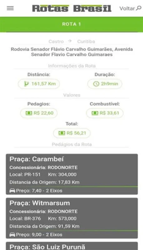 Rotas Brasil for Android - The Ultimate Road Trip Planner