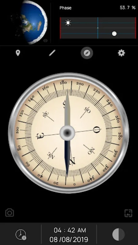 Flat Earth for Android - Celestial Navigation App