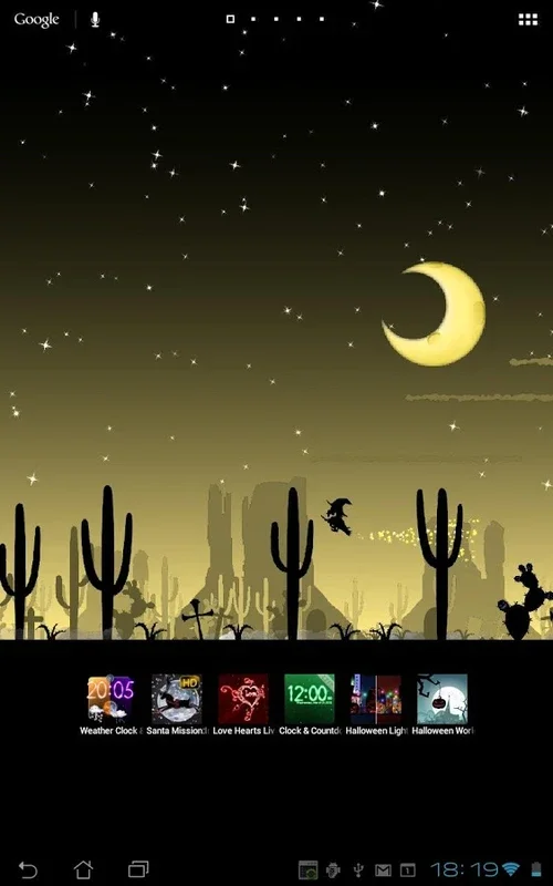 Little Witch Planet Lite LW for Android - Magical Live Wallpaper