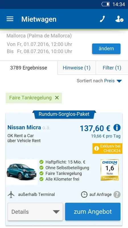 CHECK24 Vergleiche for Android: Compare Services in Germany