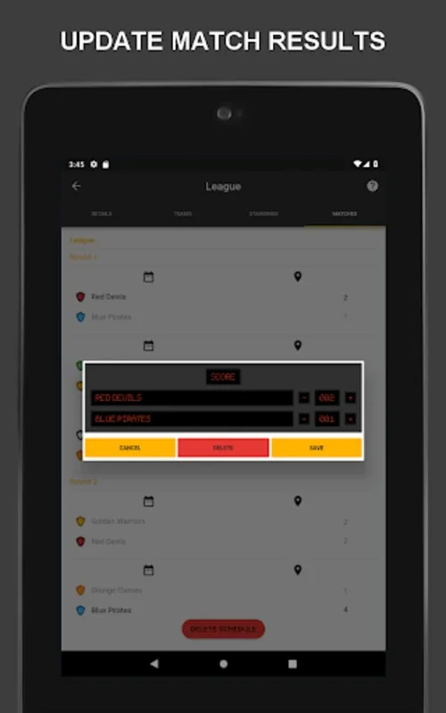 Winner - Tournament Maker App for Android - No Downloading Needed