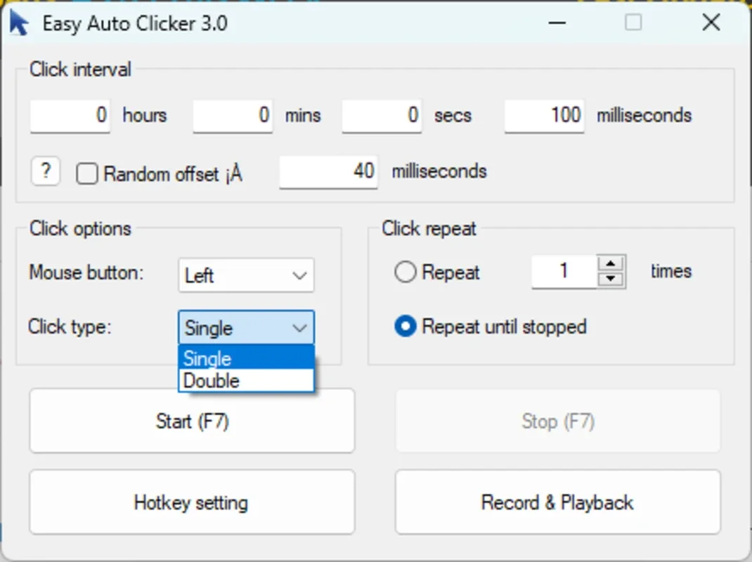 Easy Auto Clicker: Automate Mouse Clicks on Windows