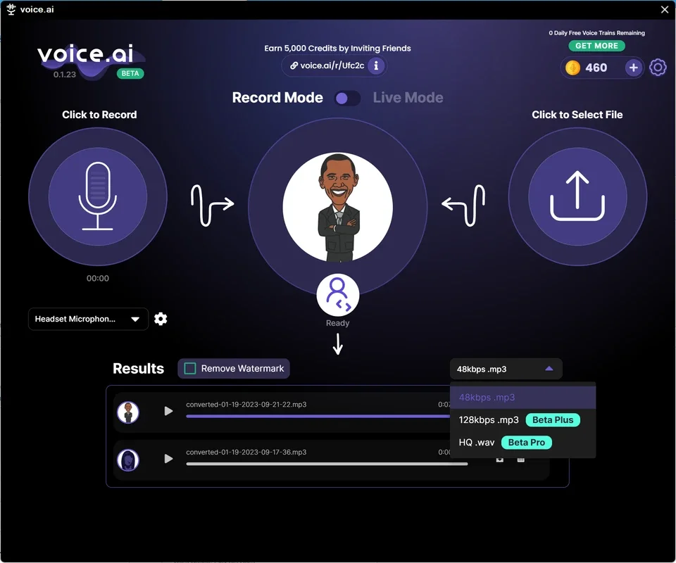 Voice.ai for Windows - Transform Your Recordings