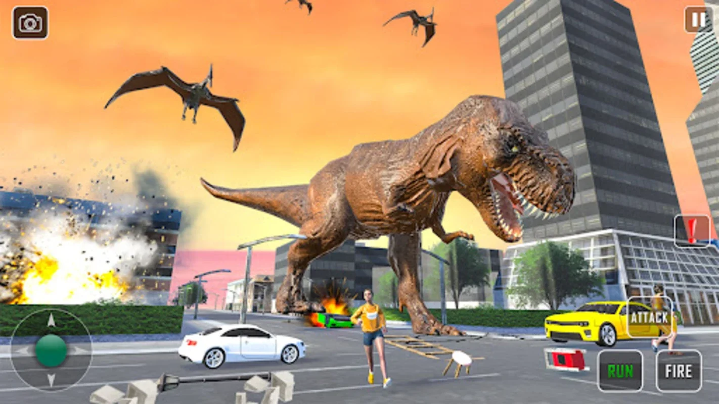 Dinosaur Smash Battle Rescue for Android - Thrilling City Domination