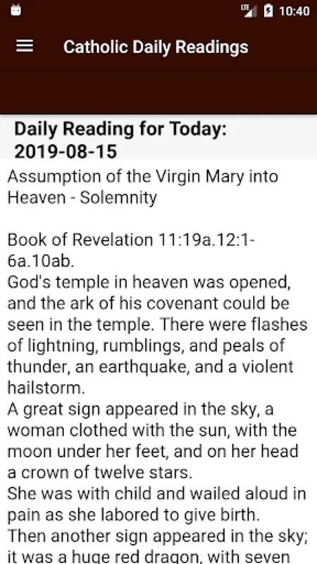 Catholic Daily Readings for Android - Spiritual Growth at Your Fingertips