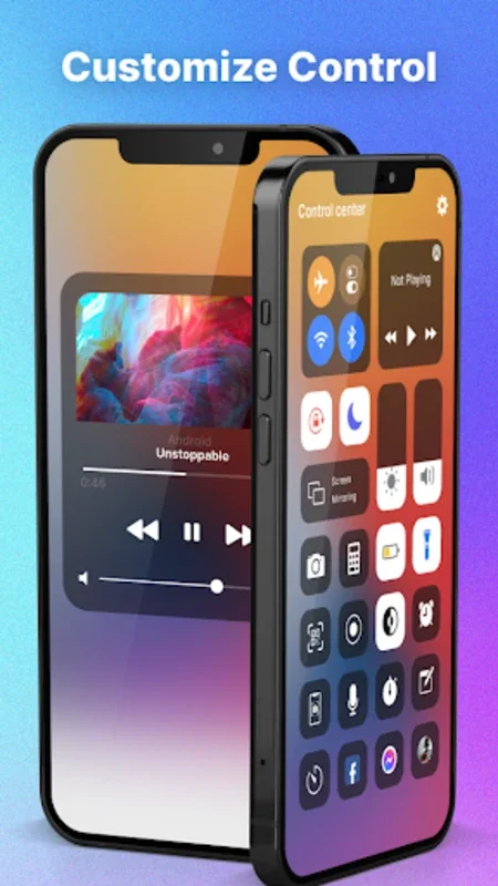 Control Center: IOS 15 for Android - No Downloading Needed