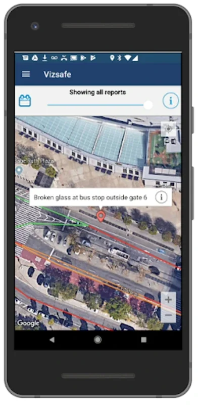 Vizsafe for Android - Secure Safety Reporting App