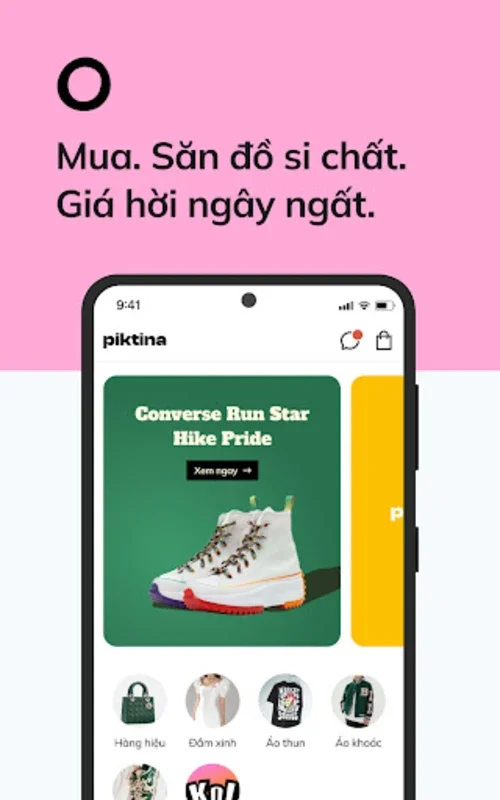 Piktina for Android - Shop & Sell Fashion Sustainably