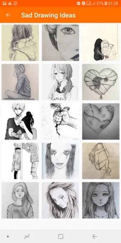 Sad Drawing Ideas Collection for Android - Download the APK from AppHuts