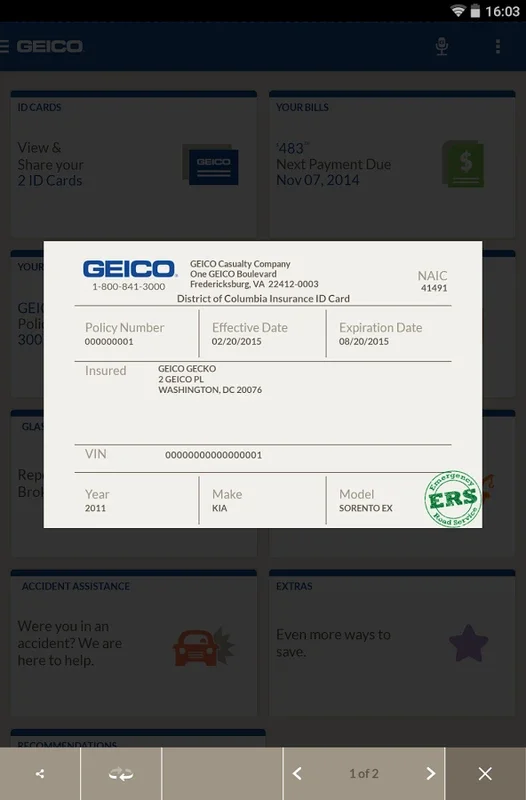 GEICO Mobile for Android - Streamlining Insurance Management