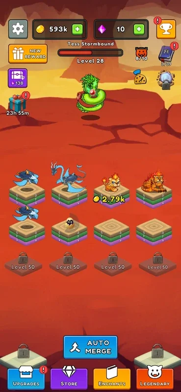 Merge Monsters for Android: Engaging Gameplay