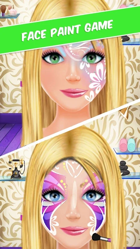 Face Paint Dress Up & Beauty Salon Spa for Android: Fun for Girls