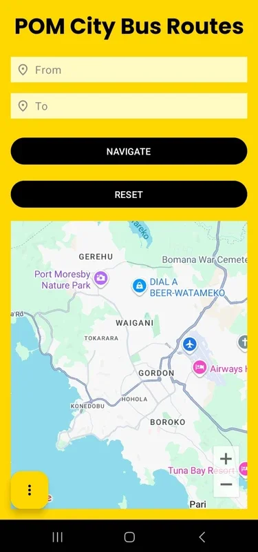 Pom City Routes for Android: Simplify Port Moresby Bus Travel