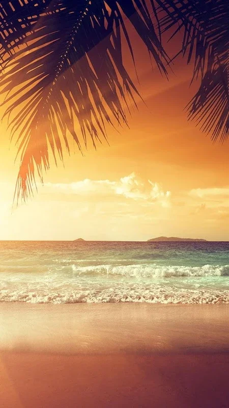 Beach Sunset Live Wallpaper for Android - Immerse in Serene Coastal Beauty