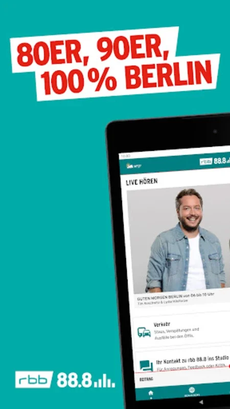 rbb 88.8 for Android - Immerse in Berlin's Culture