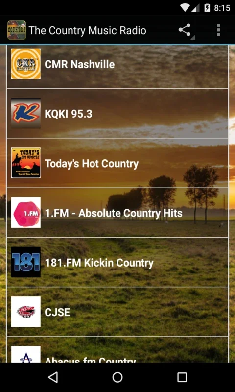 The Country Music Radio for Android - Enjoy Non-stop Music