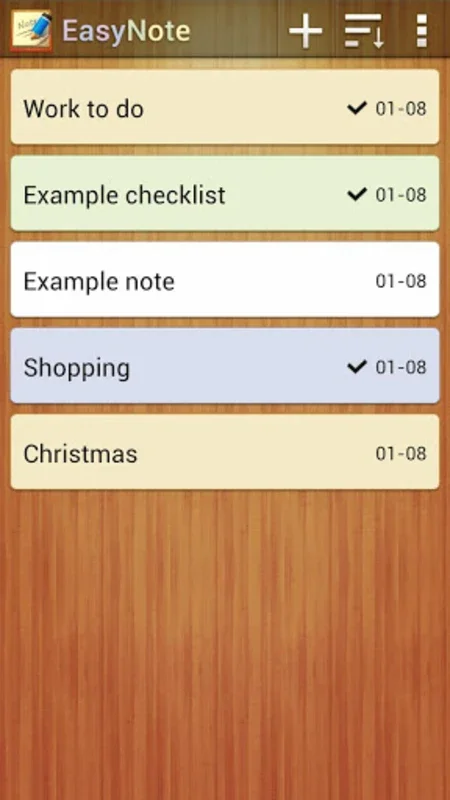 Bloc EasyNote Notepad for Android: Efficient Text Editing