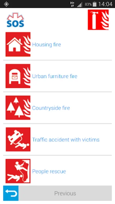 S.O.S. Emergencias for Android - Connect with Emergency Services